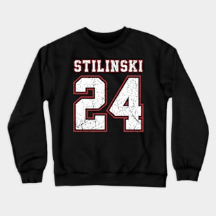 stil hockey grunge 24 Crewneck Sweatshirt